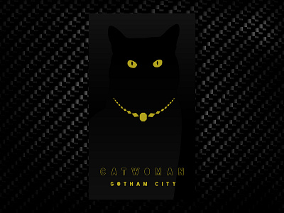 catwoman card business card villain