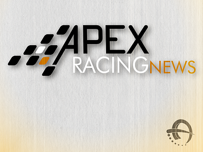 Apex Racing News 15kb branding clean design flat gaminglogo granturismo identity illustration illustrator logo minimal svg vector
