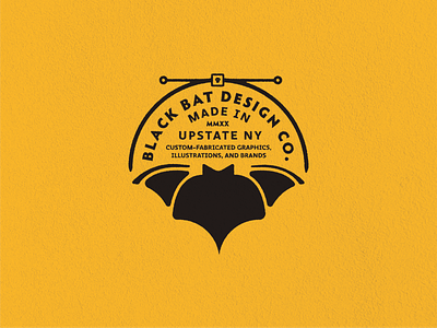 BLACK BAT DCO BRAND ASSET bat branding custom graphic graphic design halloween handmade identity illustrator logo studio