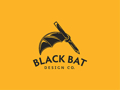 BLACK BAT BRAND ASSETS branding custom design graphic graphic design graphics identity illustration logo logomark mark