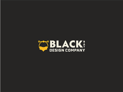 BLACK BAT BRAND MARK HORIZONTAL bat branding custom design graphic graphic design identity logo logomark logotype rough vintage
