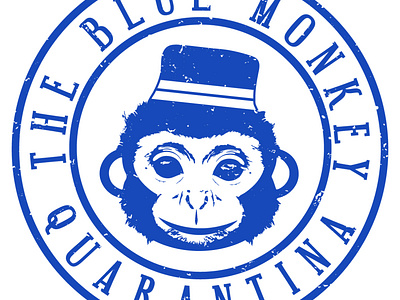 The Blue Monkey Quarantina Logo