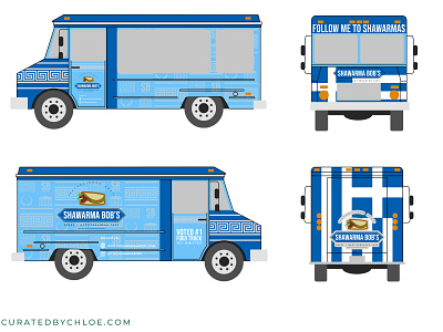 Shawarma Bob's Food Truck Wrap Design Concept