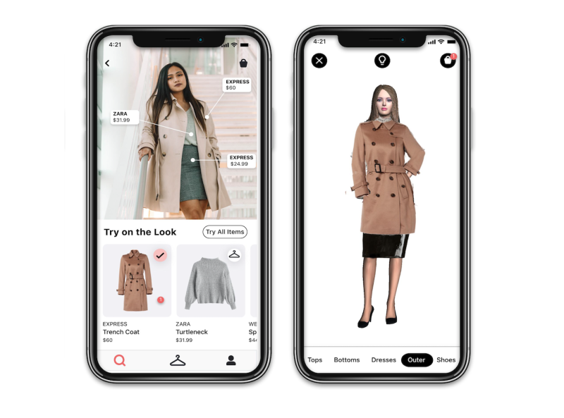 Armoire: try on the look by Manthra Panch on Dribbble