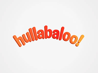 Hullabaloo brand identity logo