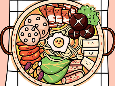 What's better than a hot pot meal design 插图 设计