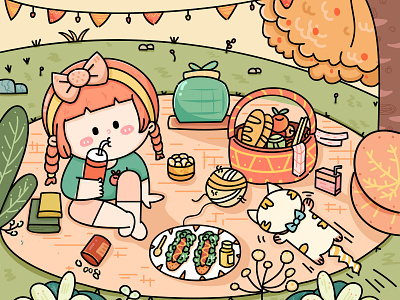 For a picnic design 插图