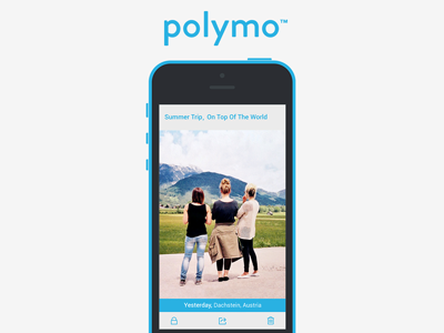 Polymo - Photo View app curation memories photos polymo sorting tags ui