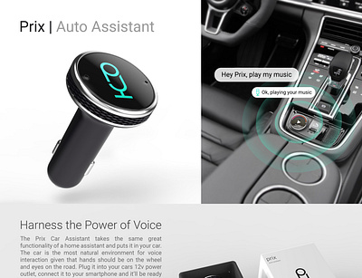 Prix | Auto Assistant design logo logodesign product product design render smarthome tech ui ux visual design