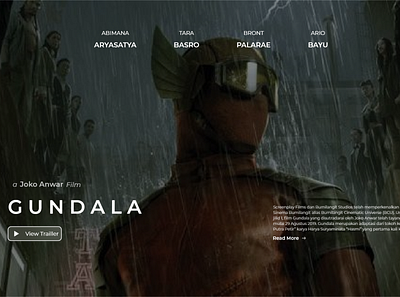 GUNDALA design gundala landingpage