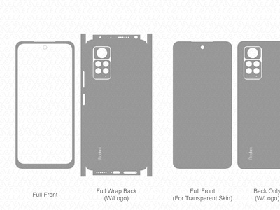 Redmi Note 11 Pro+ 5G Skin Vector Template by VecRas