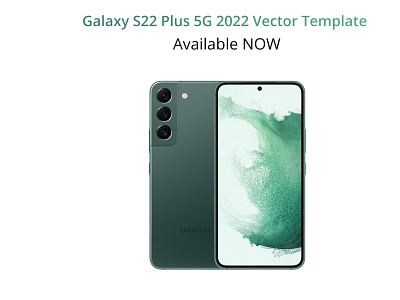 Galaxy S22+ 5G (2022) Skin Vector Template by VecRas