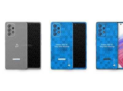 Galaxy A53 5G PSD Skin Mockup Template by VecRas cutfile