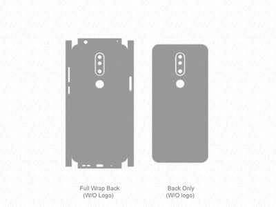 Nokia 7.1 Skin Template Vector 2018