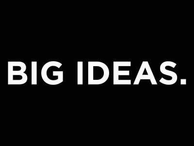 Big Ideas. 3d blackandwhite branding cinema4d design idea identity illustration motion graphics motiongraphics octane octanerender ui
