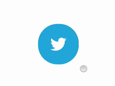 CSS3 - Button animation animation button click css3 deformation flat gif hover over rotate social twitter