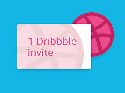 One Dribbble Invite dribbble invite invitation invite