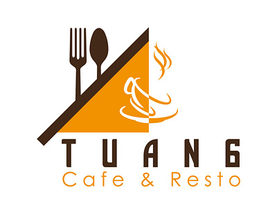 TUANG CAFE & RESTO branding design logo