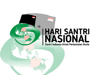 HARI SANTRI 2019 design logo