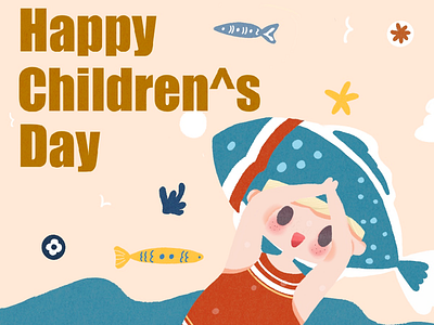 Happy Children^s day illustration