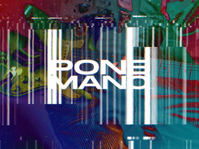 Ponemano™ glitch effect logo motiongraphics title sequence