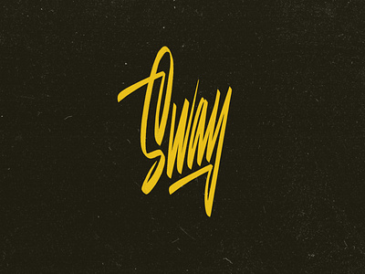 Lettering "Sway"