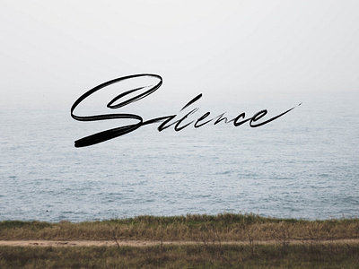 Calligraphy "Silence"