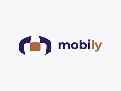 Mobily | Day 48 Daily Logo Challenge dailylogochallenge design flat logo network logo