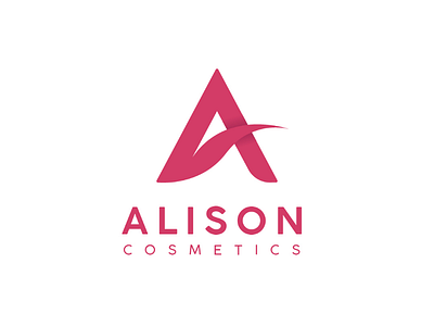 Alison Cosmetics | Day 1 - 30 Day Logo Challenge 30daylogochallenge design flat logo