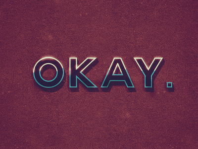 Okay typography