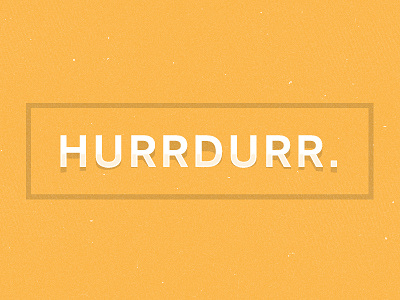 Hurrdurr font lettering type typography