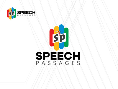 "Speech Passages" new business website brand logo design brand branding company brand logo company logo design edu logo education logo icon logo logo design logodesign school logo vector