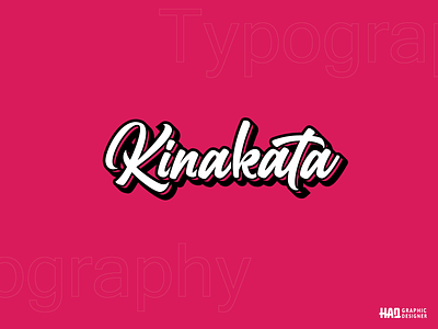 Kinakata Typography Design in Adobe Illustrator infography text design