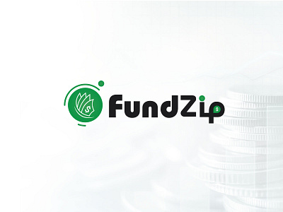 Fund Zip Company Brand Logo Design bank logo business logo company logo fund logo fund zip logo website ui design