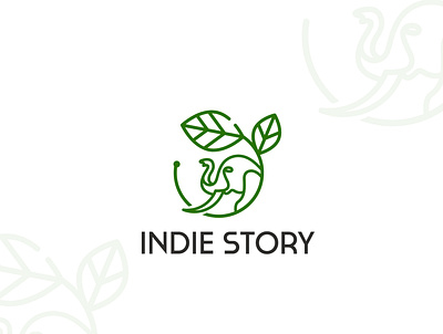 Indie Story Company Brand Logo Design creative logo vector logo