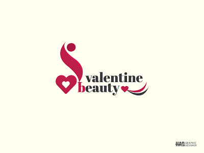 Valentine Beauty Logo Design In Adobe Illustrator valentine 2022