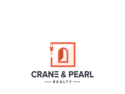 Crane & Pearl Realty Brand Logo Design creative brand design