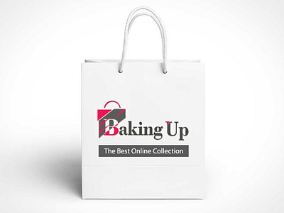 Baking Up Shopping Bag Design bag design baking up shopping bag design banner company brand logo design packaging pakage design shopping bag design vector
