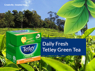 Tetley Green Tea Ads Banner Design #PSD ads design banner banner ads banners brochure design company brand logo design psd banner vector