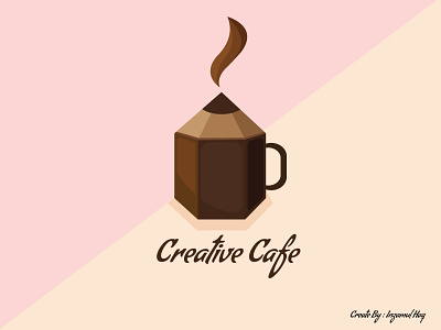Creative Cafe Logo Design branding cafe logo coffee cup coffee logo coffeeshop company brand logo company logo design logo logodesign vector