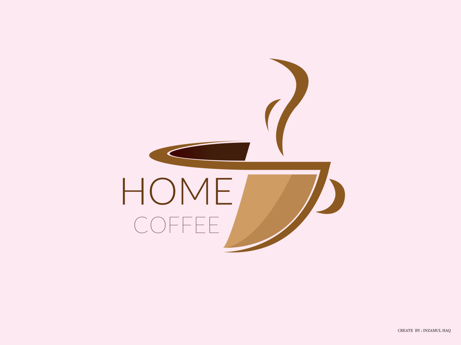 ぜいたく Coffee Logo Design アジュラジュラ