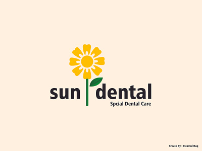 Sun Dental Logo Design banner ads branding company brand logo company logo dental logo design doctor logo logo logo design logodesign madicare logo top logo ui design vector