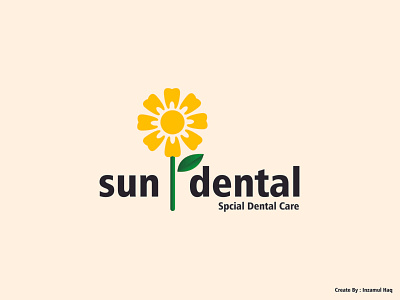 Sun Dental Logo Design