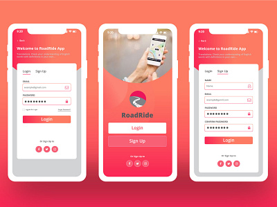 App UI Design branding company brand logo company logo design logo logo design rideing apa ui ui ui ux design ui design ui kit ui ux user uiux ux vector