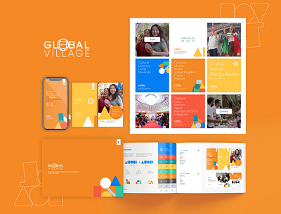 Global Village Event Branding branding design logo