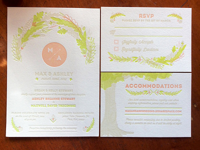 Wedding Invitation Suite - Max & Ashley