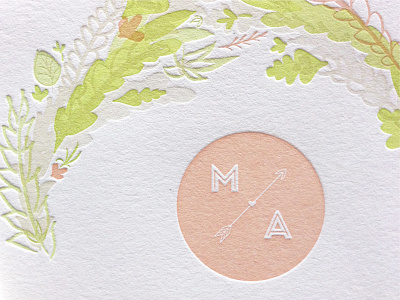 Wedding Invitation Detail - Max & Ashley