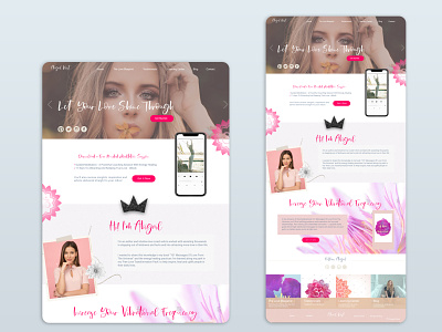 Abigail West Homepage adobe xd beauty beauty brand beauty brand website cosmetics sketch web design wellness