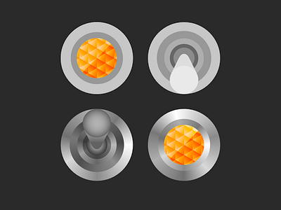 lights & toggles affinity designer graphic art illustration illustrator lights or50 orange toggles vector