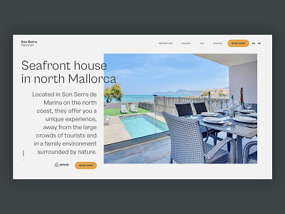 Son Serra Naturals - Vacation Rental property elementor elementor pro ui design ux design website design